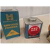 Image 4 : 4 Vintage Empty Gun Powder Cans