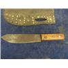 Image 2 : 1800s Blackfoot Indian Trade Knife with Brass Tacked on Scabber 12