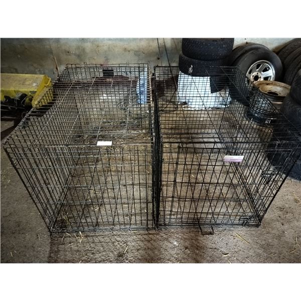 Two Dog Cages