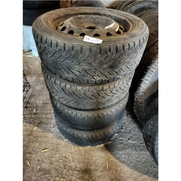 Set of Four Hakkapelliitta R2 Tires (Size 195/50R16)