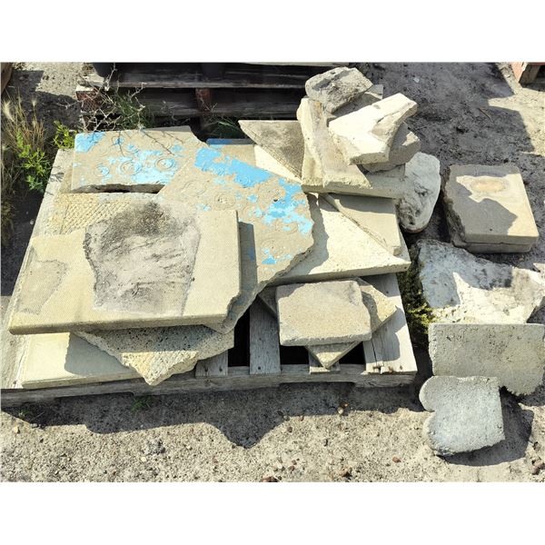 Assortment of Concrete, Stone, and More