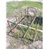 Image 1 : Metal Frame and Fence for Livestock Feeder