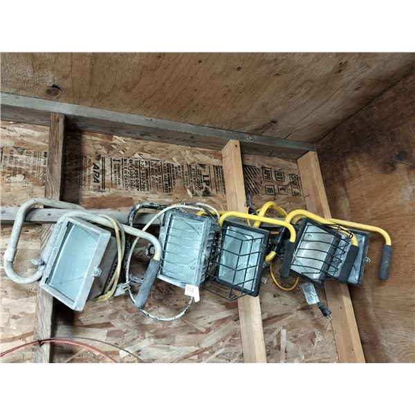 Set of Five Shop Lights