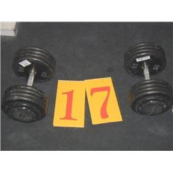 Pair of Dumbbells 95lb
