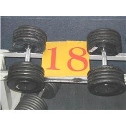 Pair of Dumbbells 105lb