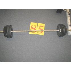 Fixed Straight Bar 170lb