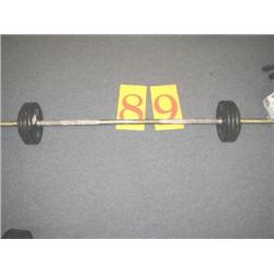 Fixed Straight Bar 80lb