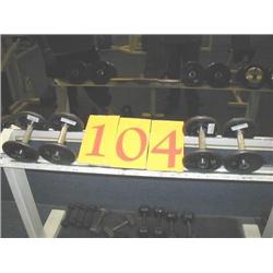 Two Pair of 10lb Dumbbells