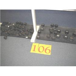 Assorted Hex Dumbbells