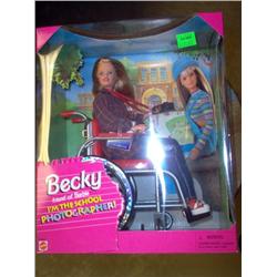 Becky Wheelchair Barbie NEW-IN-BOX