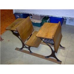 Student's Antique Sleigh Desk