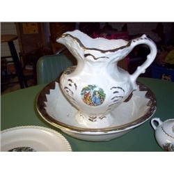 Antique Fine China Set w/Picher and Bowl