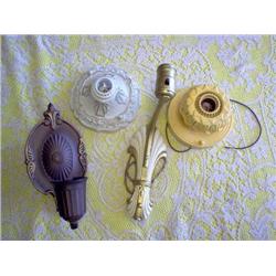 Pre WW2 antique light fixtures