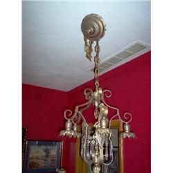 Chandelier 1920's era restored
