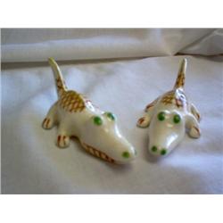 Alligator salt and pepper set
