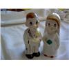 Image 2 : Bride and Groom Double sided salt and pepper shakers