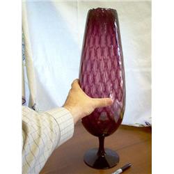ENESCO AMETHYST Vase, approx 19.5 inch height