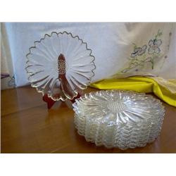 Set of 8 luncheon plates