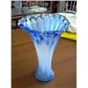 Image 1 : Cobalt color artglass vase