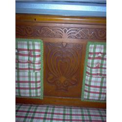 ANTIQUE UPHOLSTERED LOVE SEAT