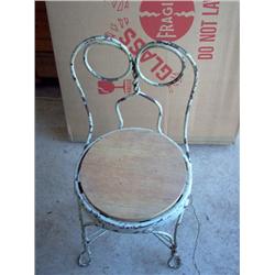 metal frame ANTIQUE CHILD'S CHAIR