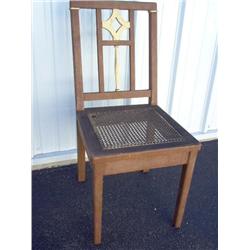 ANTIQUE Cane Bottom Chair
