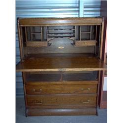 6 section ANTIQUE WRITING DESK