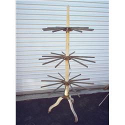 ANTIQUE CLOTHES RACK, POLE TYPE