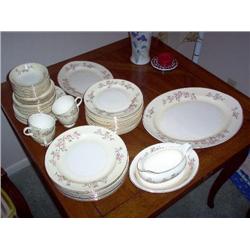 set of painted dishes