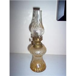 small miniature lamp w/globe