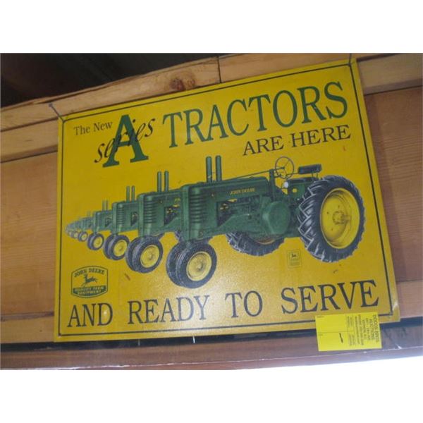 JOHN DEERE TRACTOR SIGN