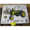 Image 2 : JOHN DEERE METAL SIGN "STEP UP"