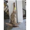 Image 1 : HOMEMADE WOODEN & STONE ANCHOR
