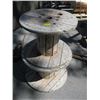 Image 1 : 2 WOODEN SPOOLS