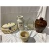 Image 1 : Potter's Whiskey jug and other items