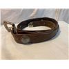 Image 2 : Leather belt with conches size 34