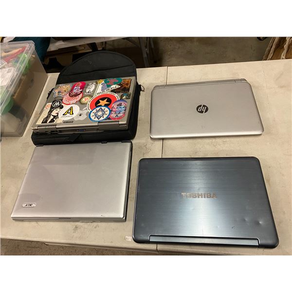 4 untested laptops