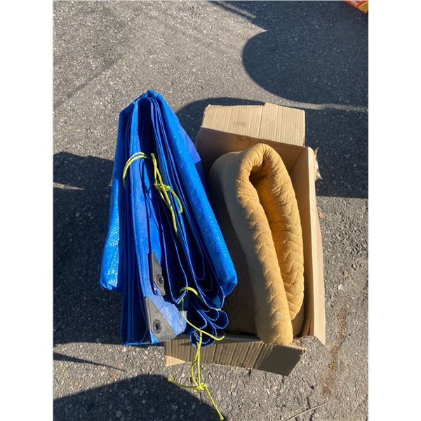 Tarp and moving blanket