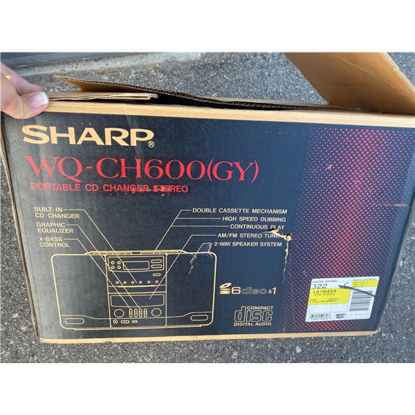 Sharp portable cd player