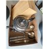 Image 2 : Lidded pot, knife block and silver plate