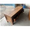 Image 1 : 2 drawered rustic bench 55x17.5x20"tall Pick up Penticton Sunday 20th 2-4pm bring your own help
