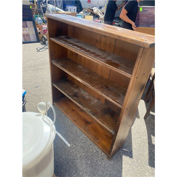 Wood bookshelf