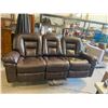 Image 1 : Leather power recliner couch
