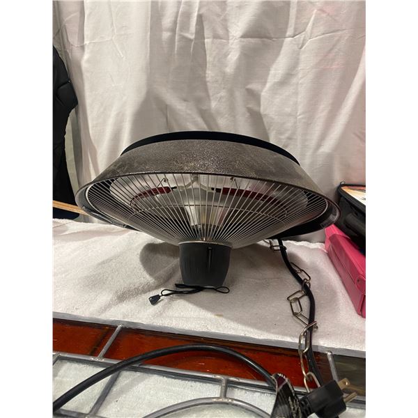 Hanging electric patio heater