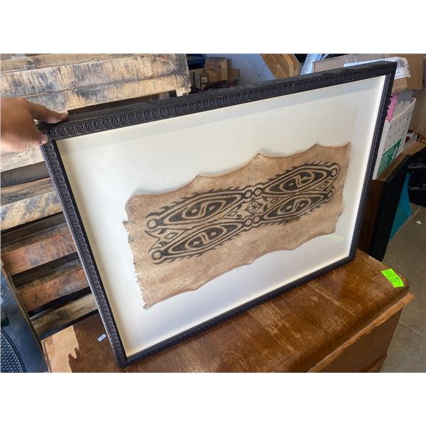 Bark painting from Sumatra