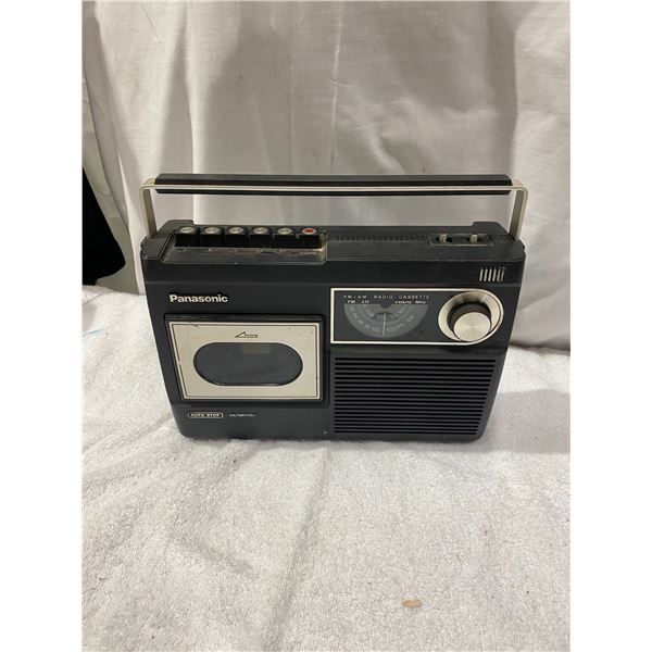 Panosonic battery operated radio cassette player