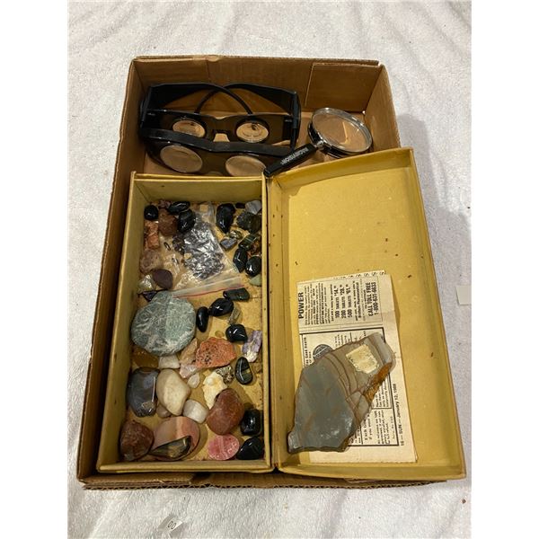 Stones and magnifiers