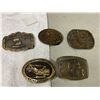 Image 1 : Belt buckles (5)