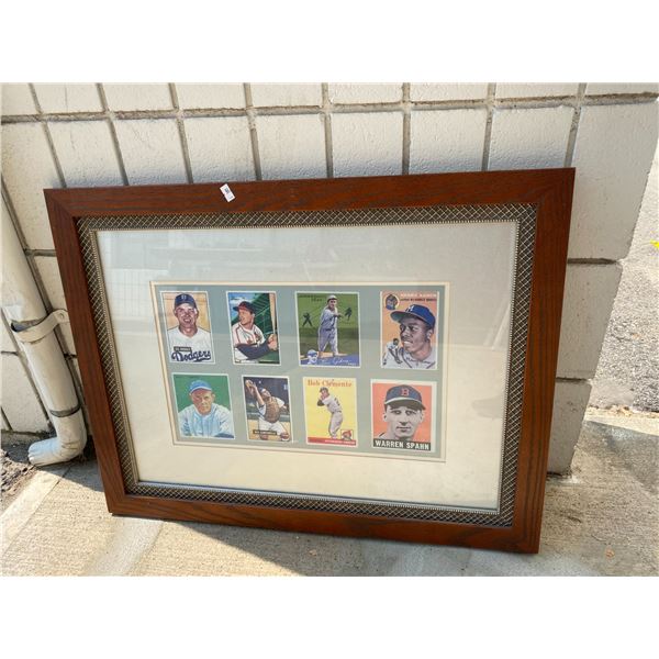 Legends of baseball Bruce McGaw frames print