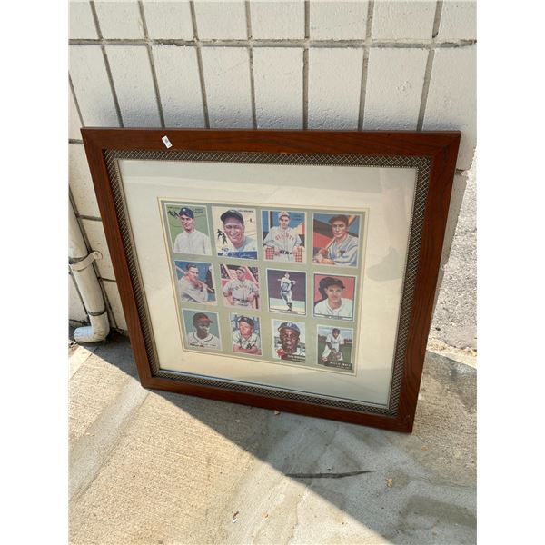 Legends of baseball Bruce McGaw frames print